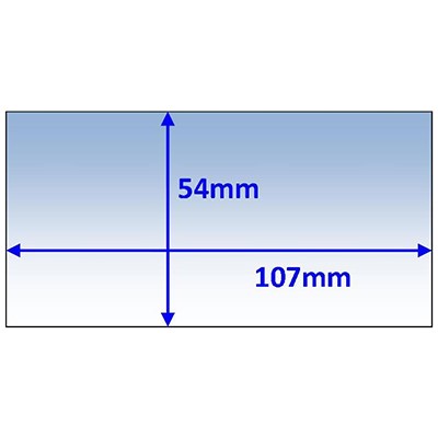 WELDCLASS LENS - CLEAR 107X54MM INNER - PROMAX 300